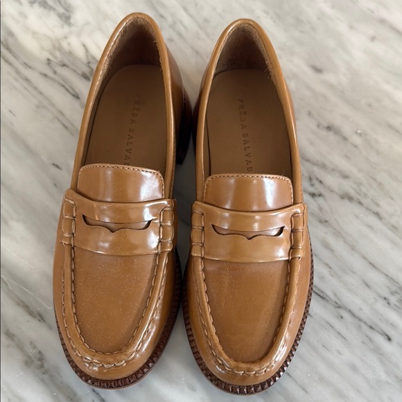 Freda Salvador Shoes - Freda Salvador Elba Penny Loafers - worn only once